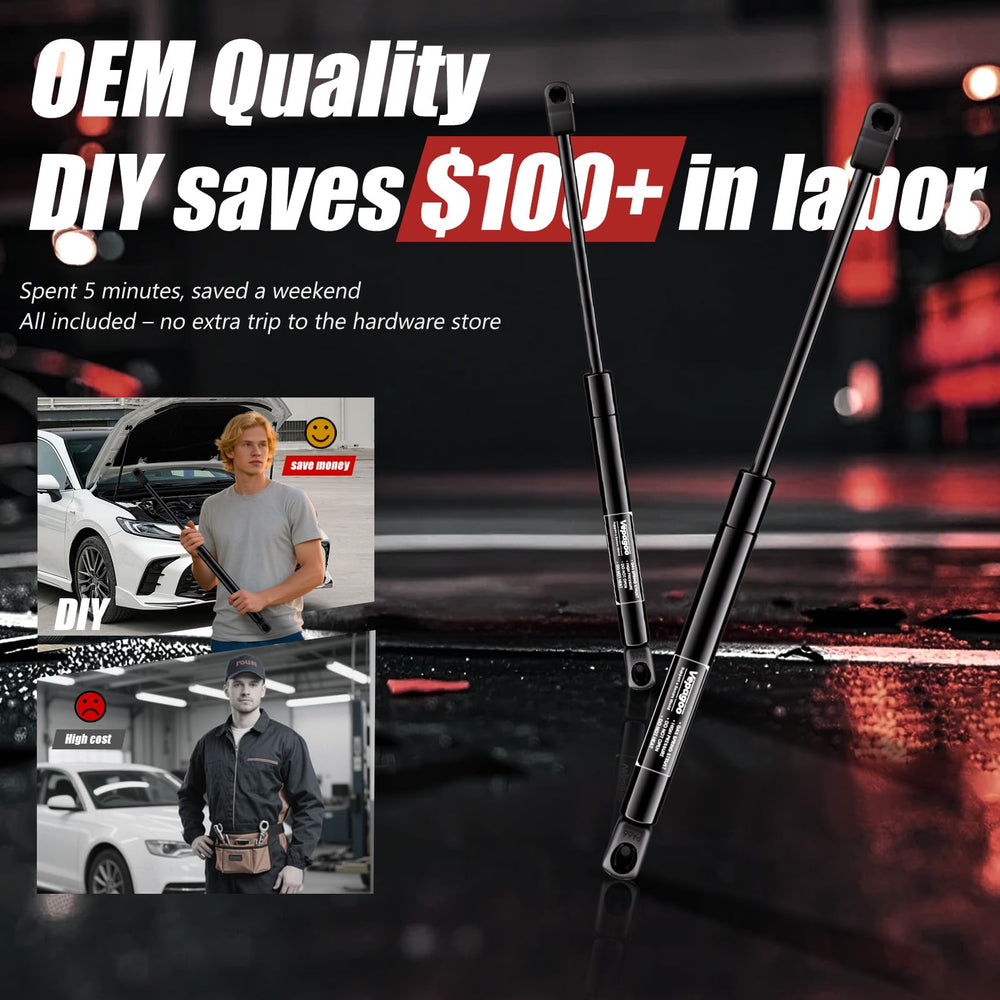 Vepagoo all-weather tested performance supports reliable hood lifting
