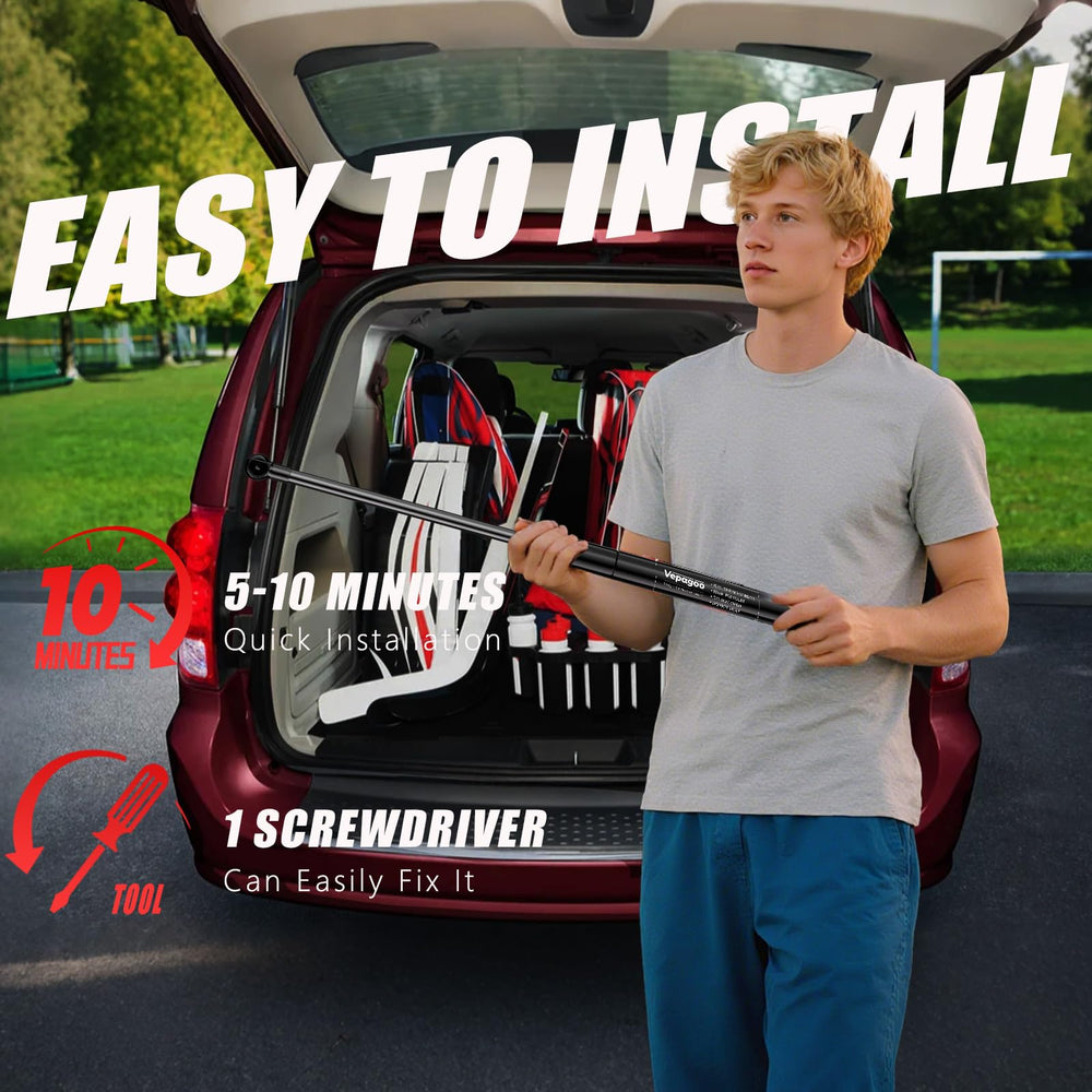Vepagoo Ram C/V van rear liftgate spring supports steady daily use.