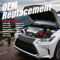 Easy installation with a screwdriver for quick hood lift upgrades.