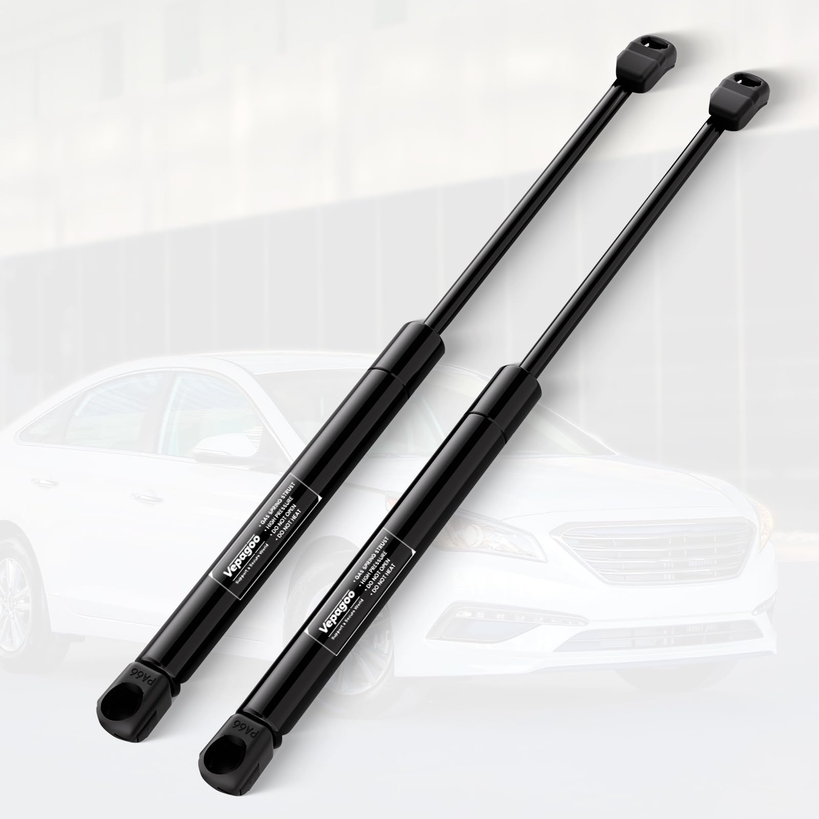 Vepagoo front hood struts on Hyundai Sonata 2015-2017 provide smooth, reliable lift