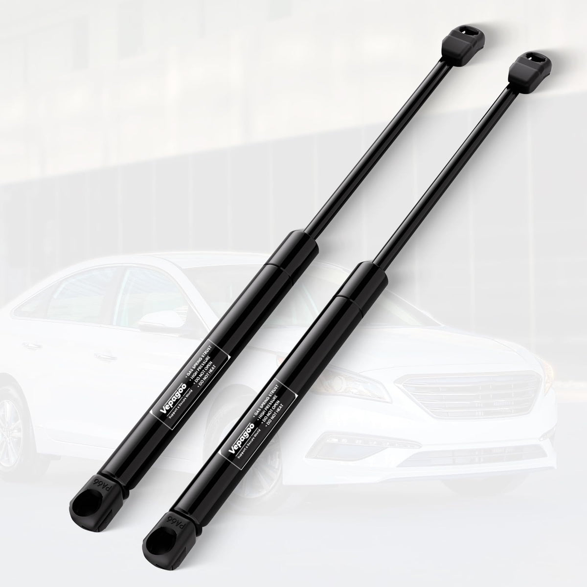 Vepagoo front hood struts on Hyundai Sonata 2015-2017 provide smooth, reliable lift
