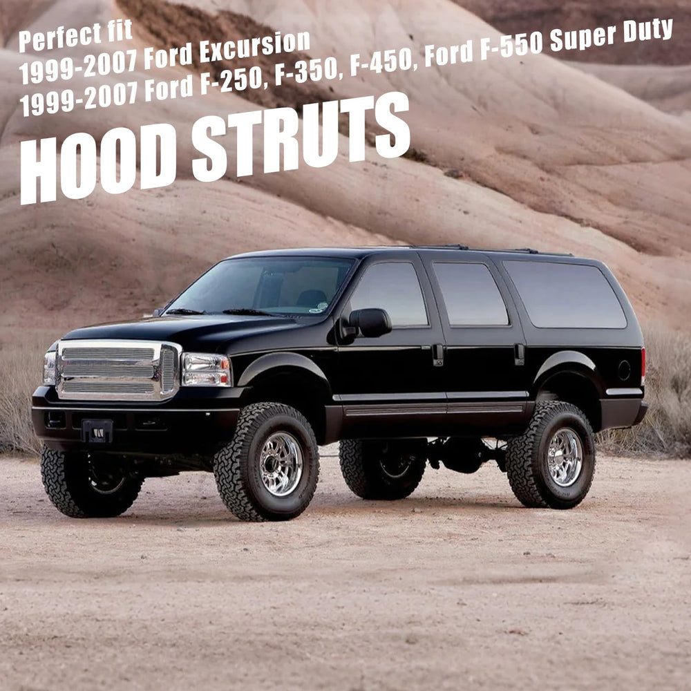 Vepagoo hood lift supports for Ford F-250/F-350 ensure precise OEM-like fit.
