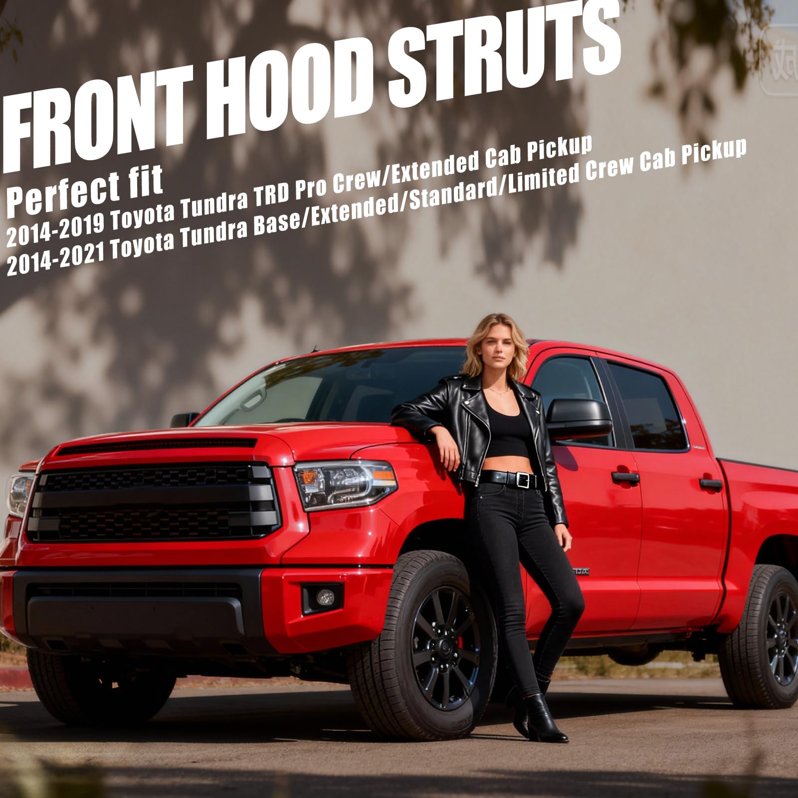 Vepagoo hood lift supports for Tundra ensure reliable hood performance.