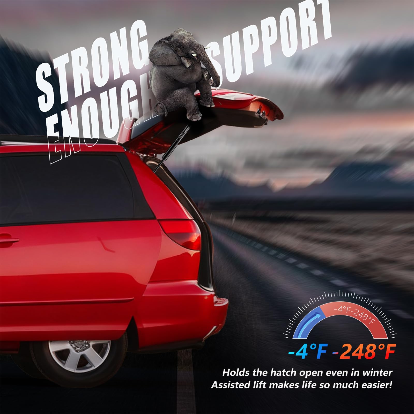 Vepagoo liftgate struts crafted from high-quality materials for durable performance