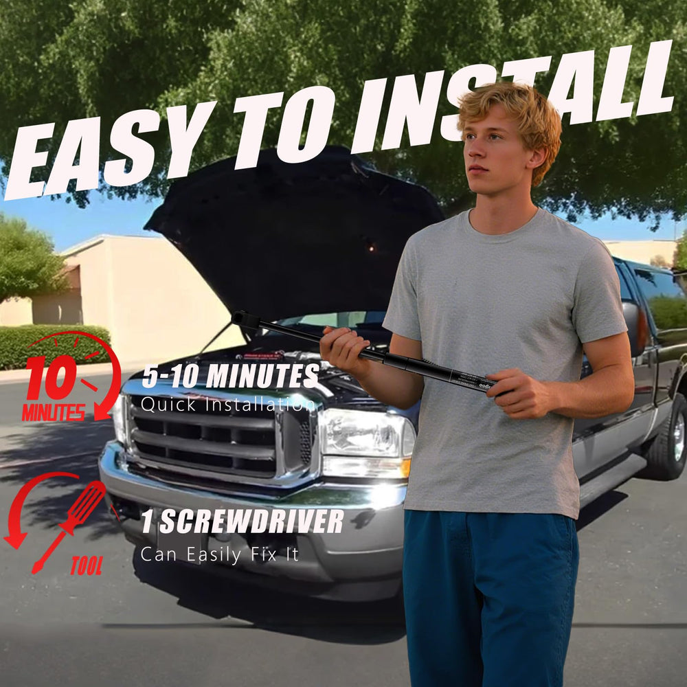 Vepagoo OEM-style replacement hood shock compatible with multiple OEM numbers.