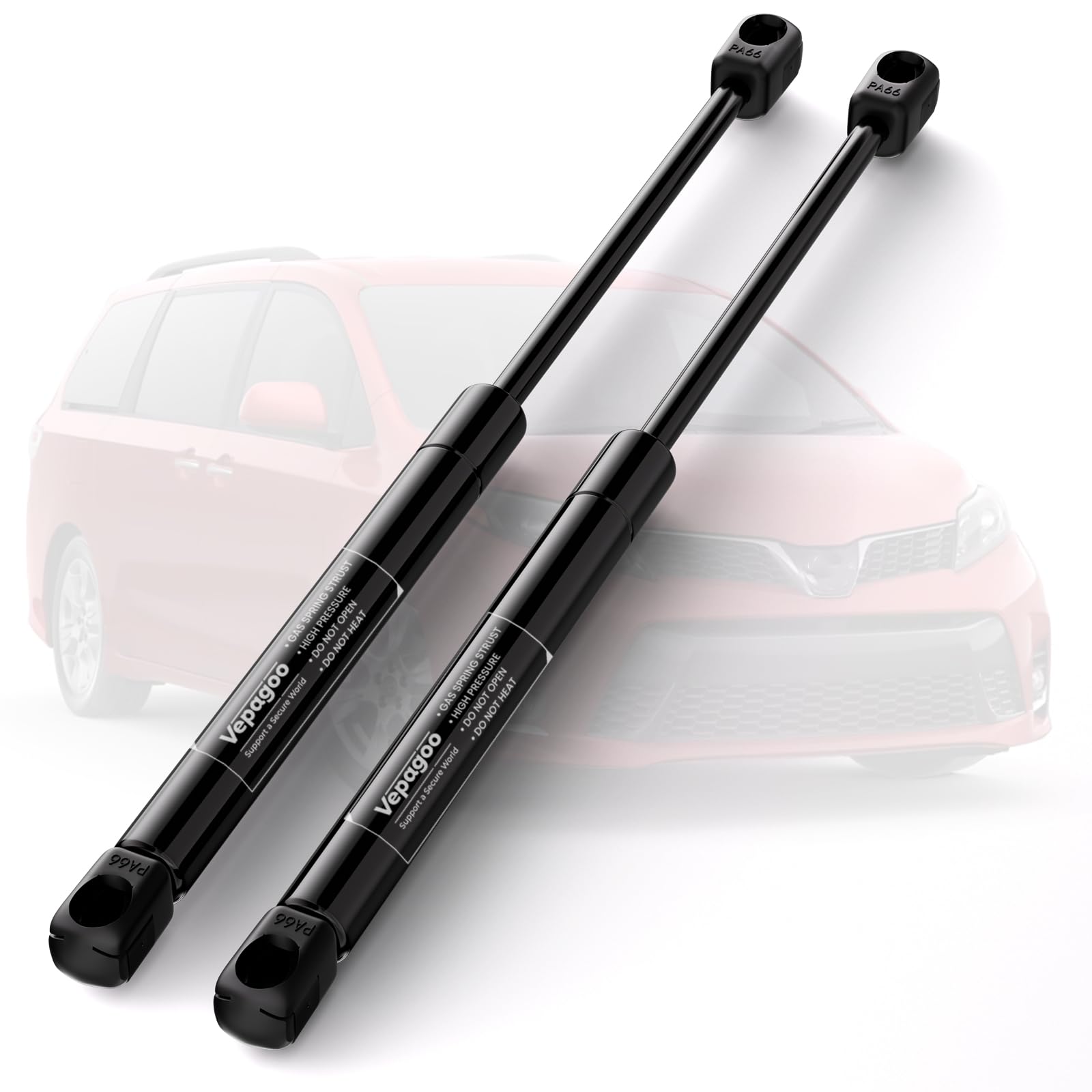 Vepagoo PM1124 rear hatch strut closeup showing robust build for reliable lift.