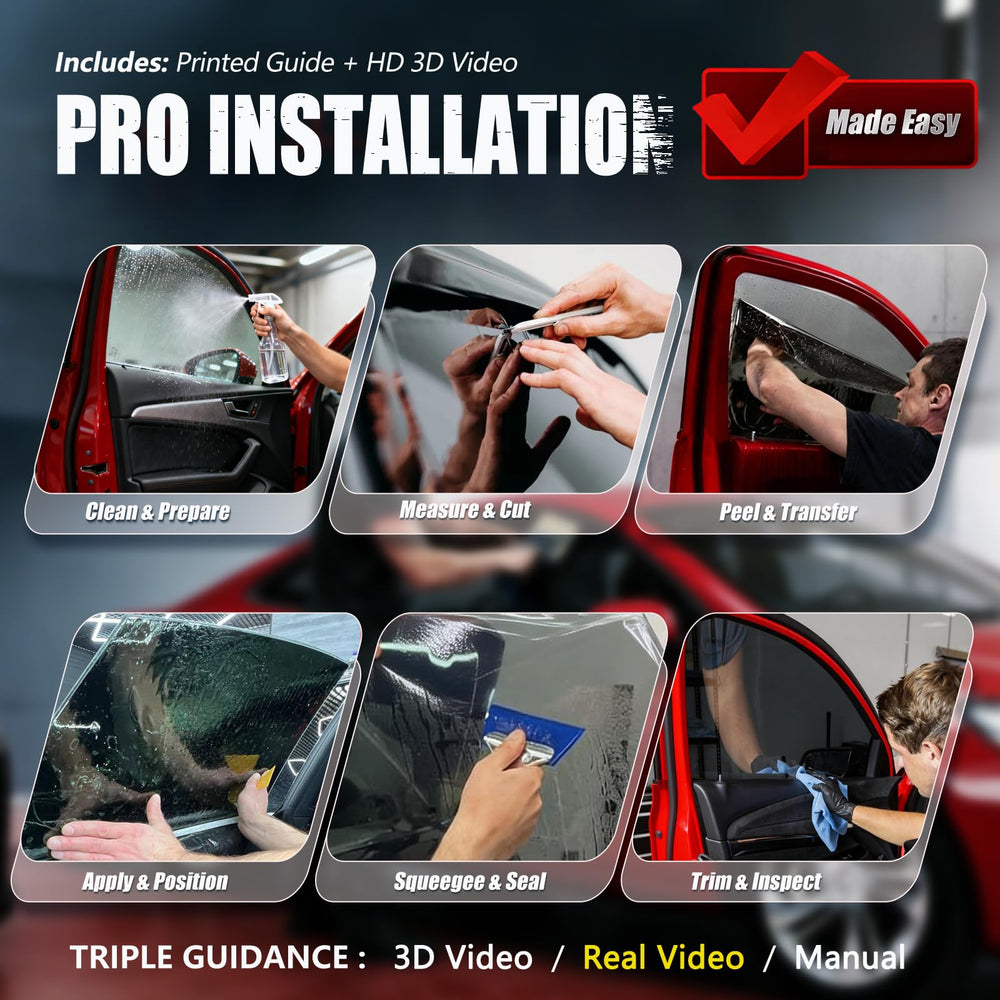 Vepagoo privacy and style tint enhances cabin look without sacrificing visibility.