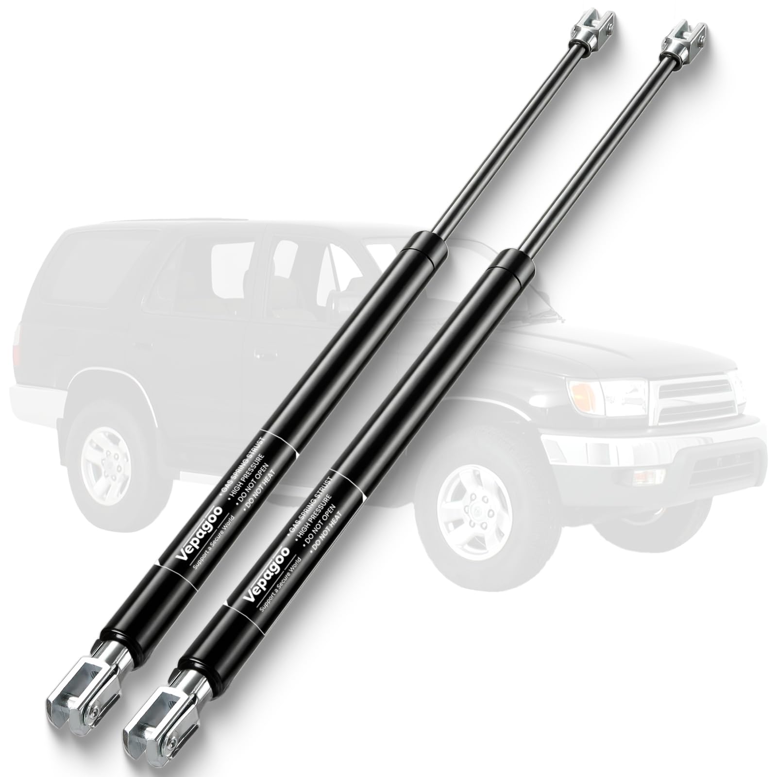 Vepagoo rear hatch liftgate struts installed on a Toyota 4Runner for smooth, reliable opening.
