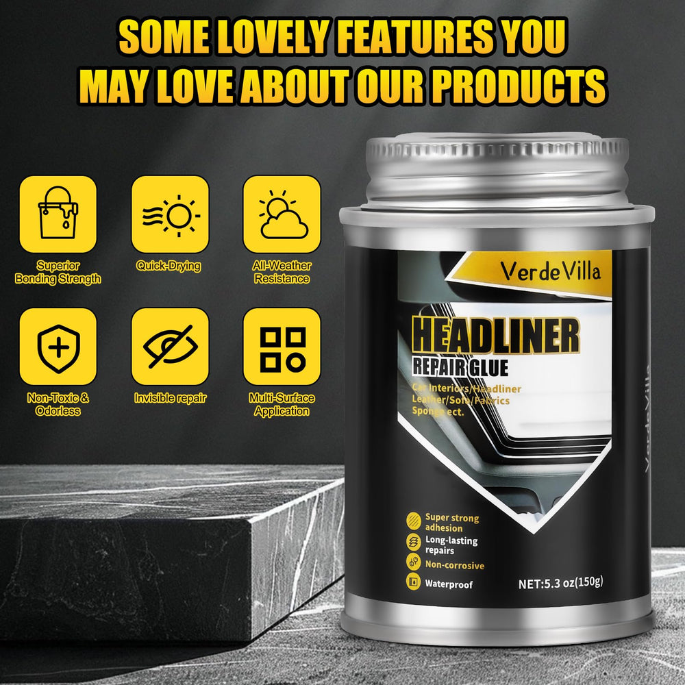 VerdeVilla headliner interior finish remains flexible and long-lasting after cure