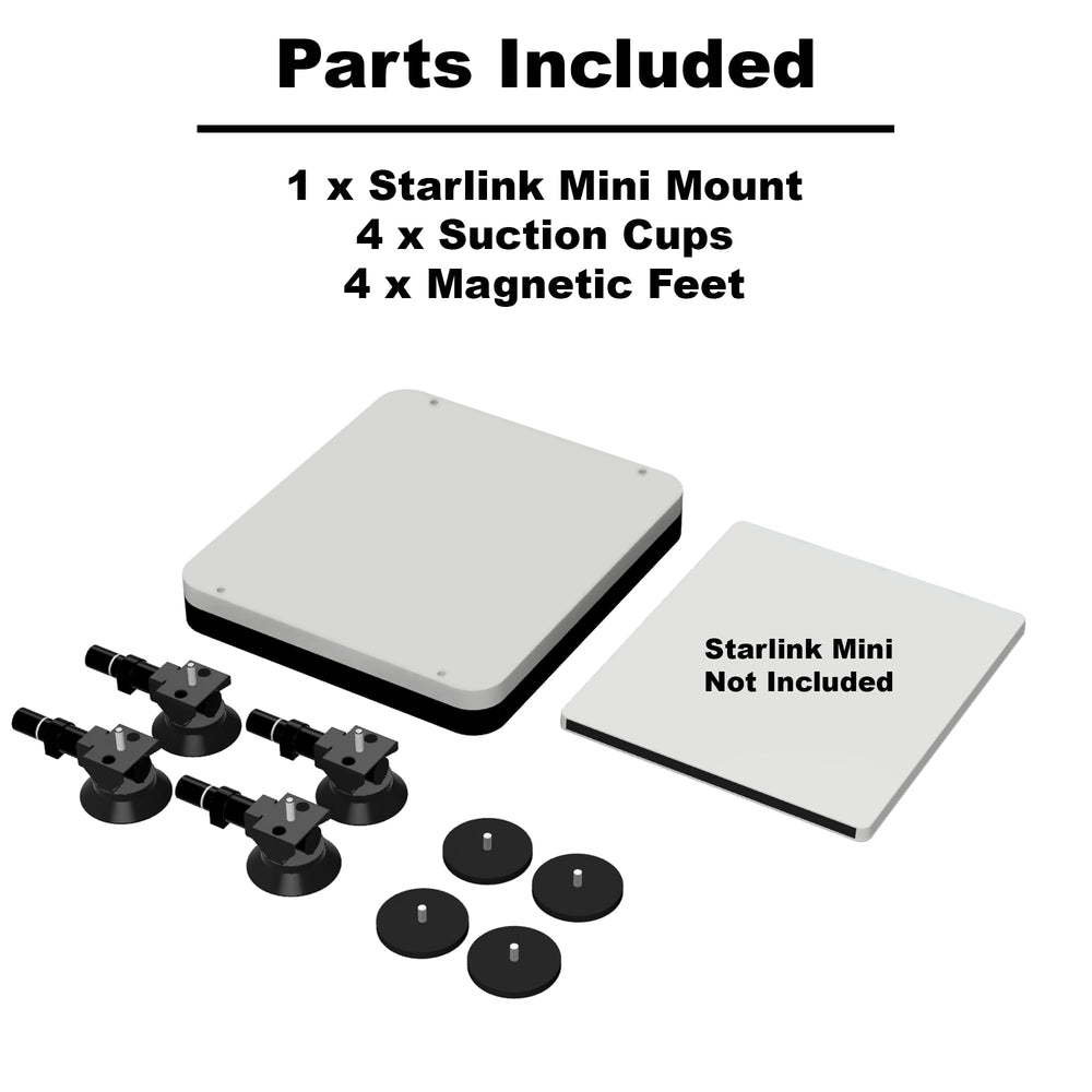 Veritas Vans Starlink Mount full kit with optional power supply
