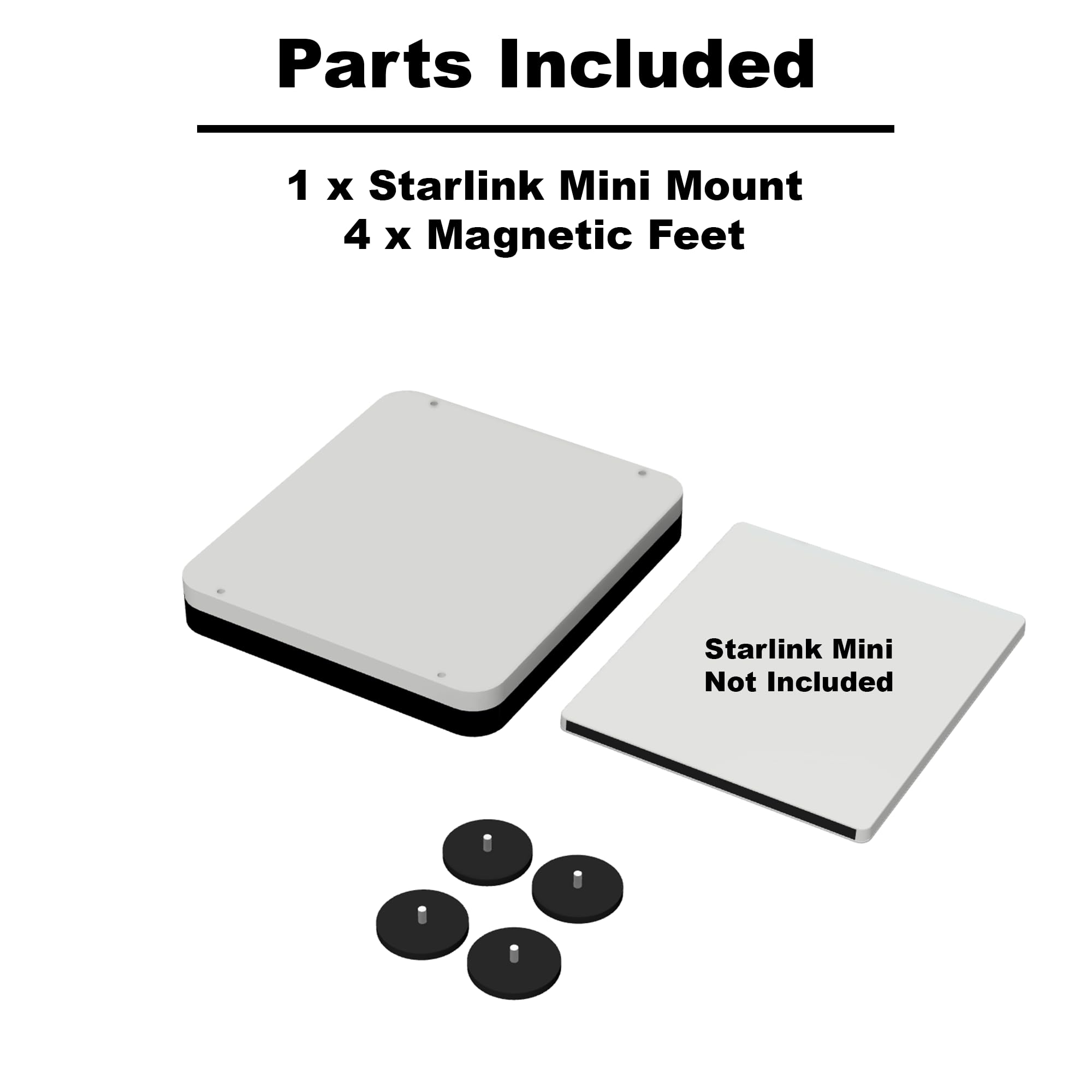 Veritas Vans Starlink Mount interior and exterior installation support for vans, RVs, trucks, cars