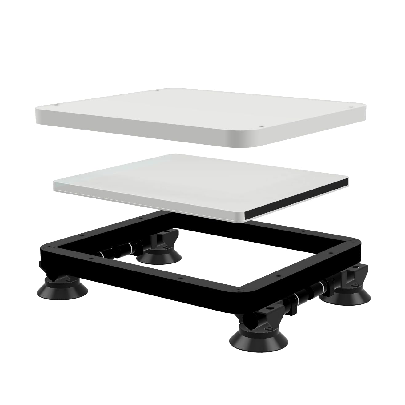 Veritas Vans Starlink Mount magnetic option secures on metal surfaces