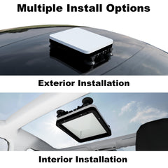 Veritas Vans Starlink Mount marine grade HDPE resists weather and UV exposure