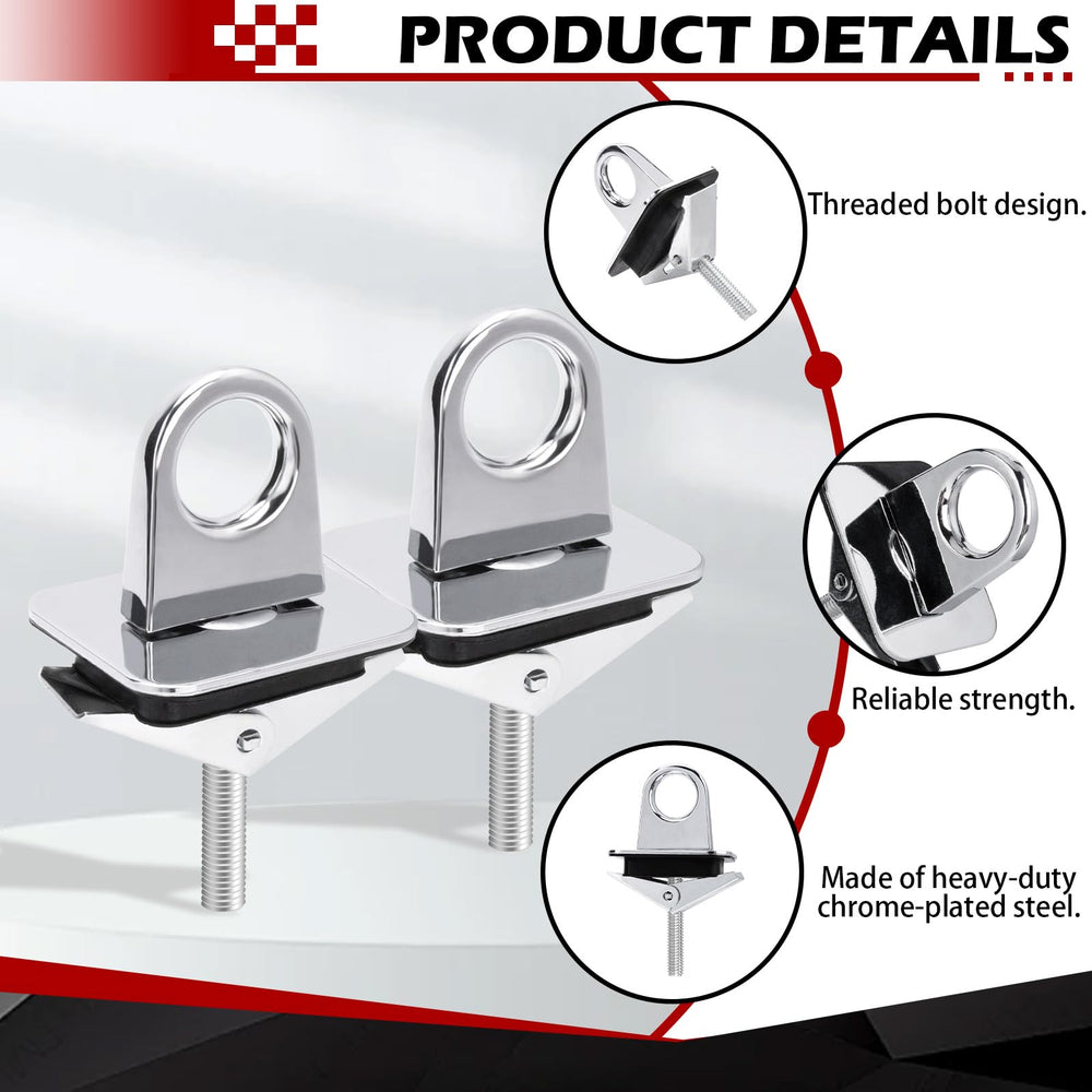 Verplexter stake-pocket installation demonstrating bolt-through setup