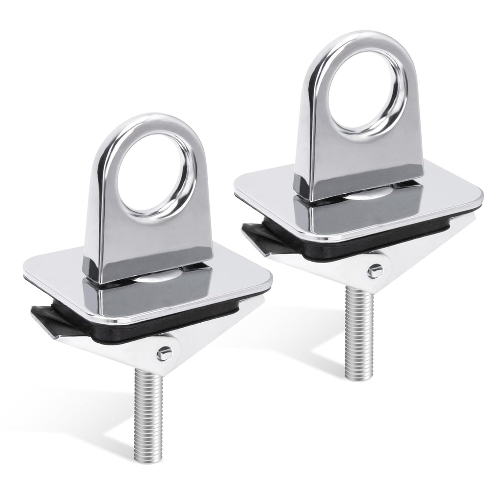 Verplexter universal stake pocket anchor points in chrome finish ready for secure cargo