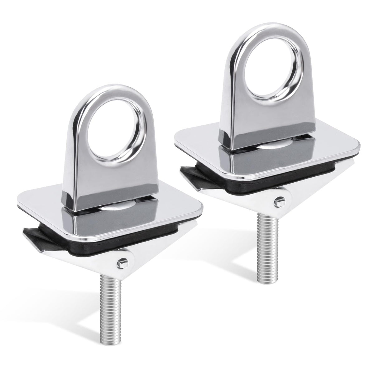 Verplexter universal stake pocket anchor points in chrome finish ready for secure cargo