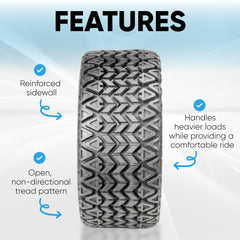 Veteran Tire OTR 350 Mag mounted on 12x8.5 rim