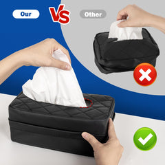 VETERBONE tissue holder fits 120-150 tissue boxes for fewer box changes