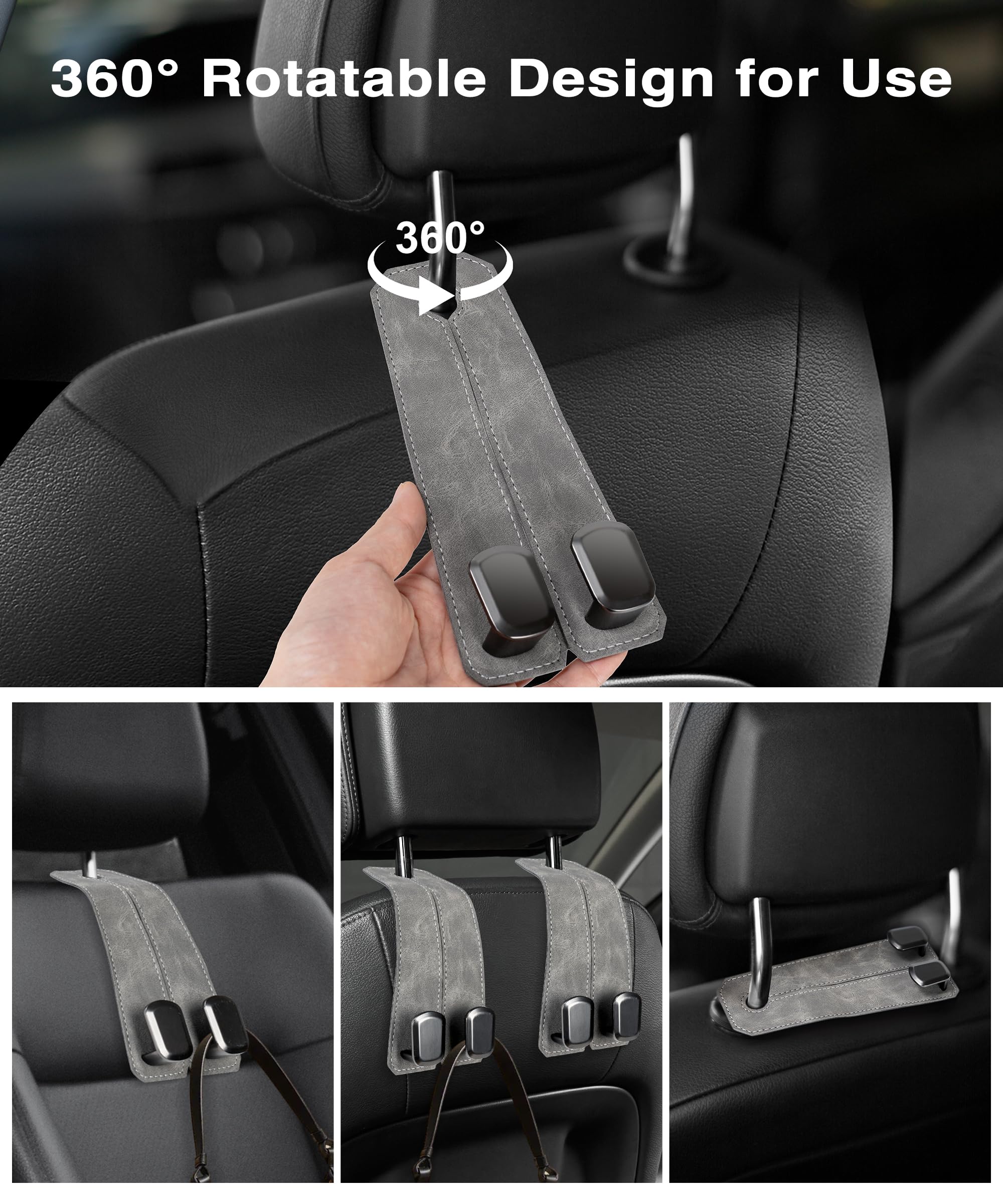 VETERBONE double-hook storage for stability and extra capacity.