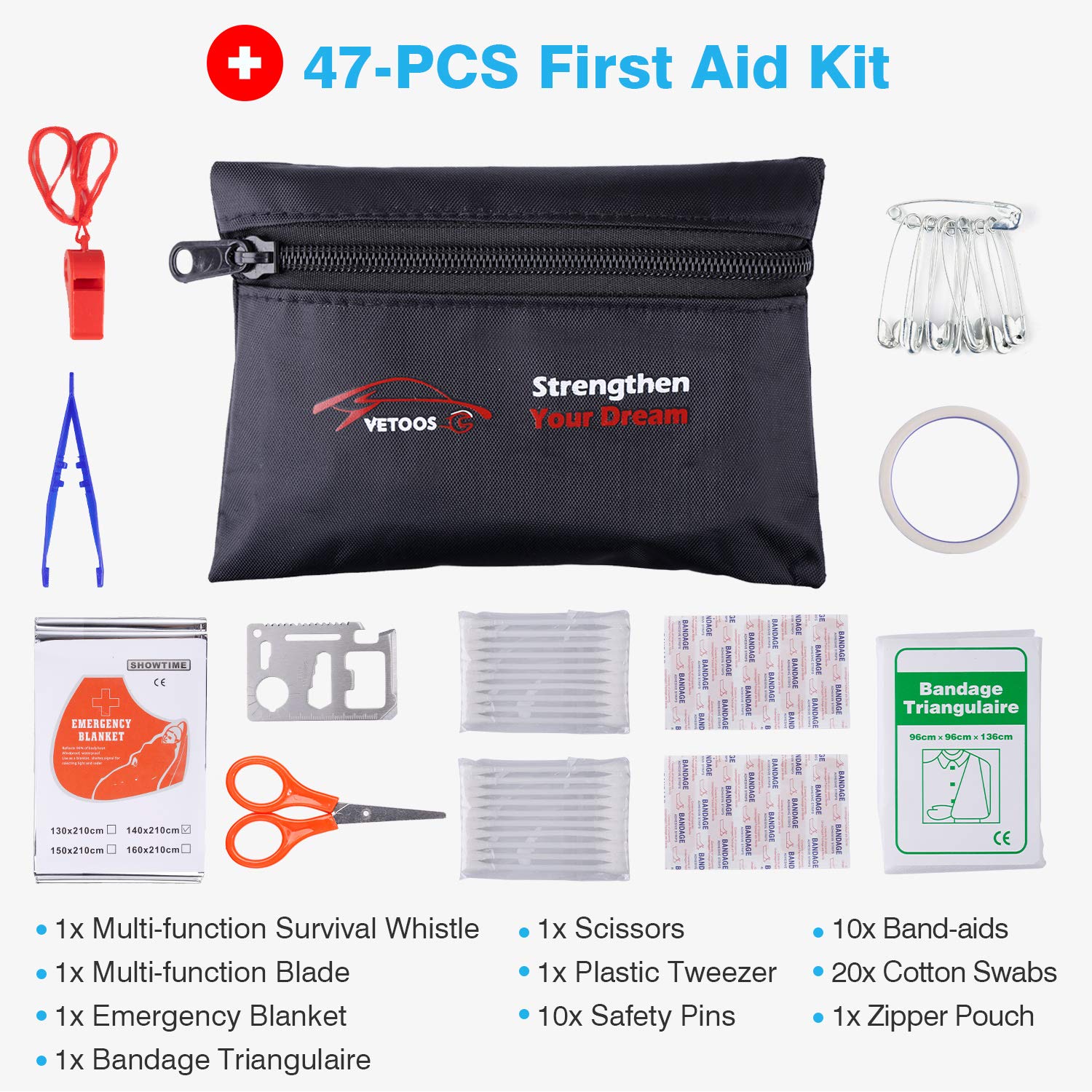 Vetoos car repair tool set keeps essential repairs organized on the go.