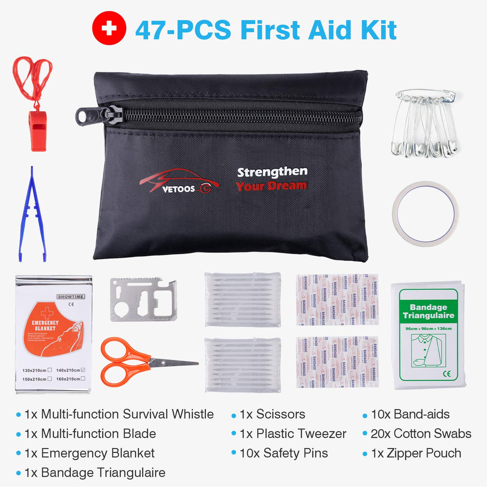Vetoos car repair tool set keeps essential repairs organized on the go.