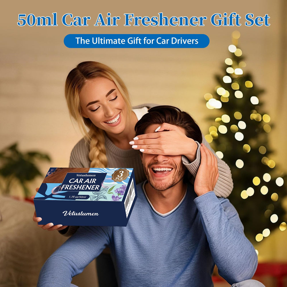 Vetuslumen three-scent gift box is a thoughtful car gift for any occasion