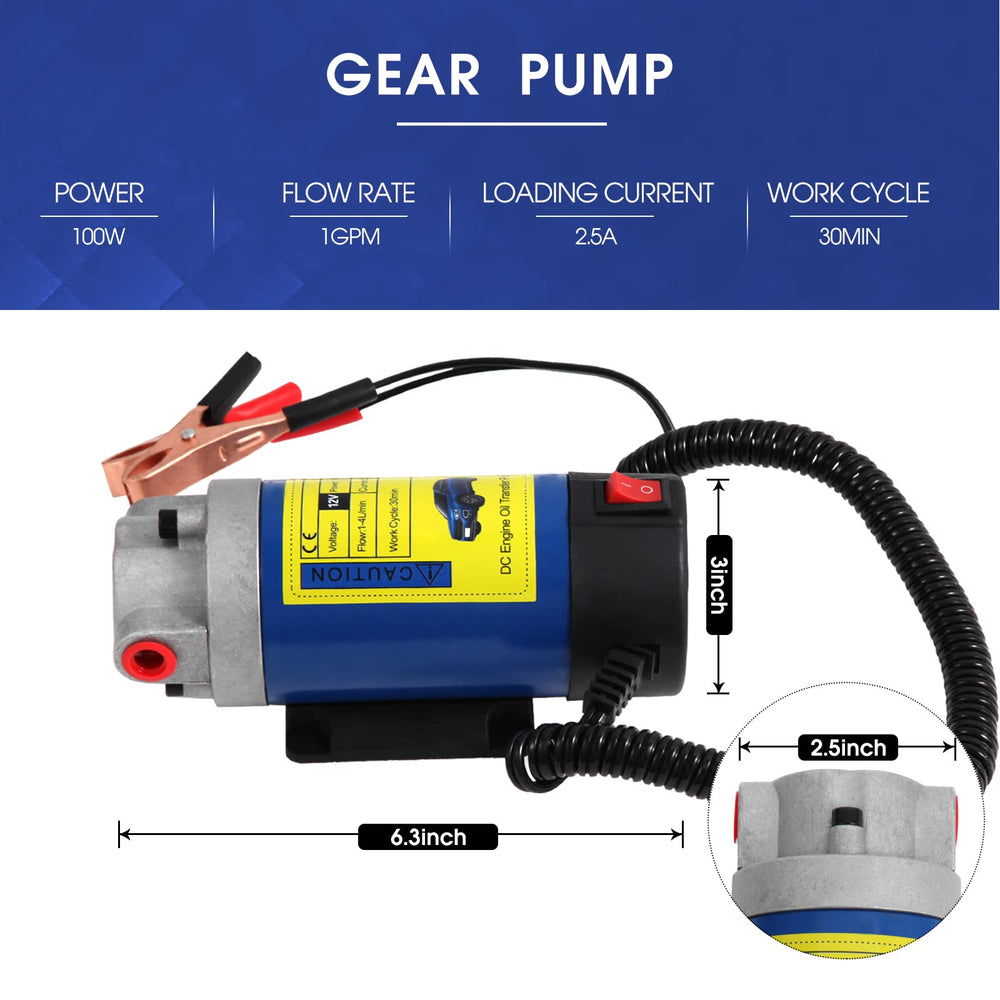 Vevitts oil extractor pump with hoses attached to a car for efficient transfer.