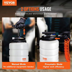 VEVOR dipstick included with fluid extractor for quick access