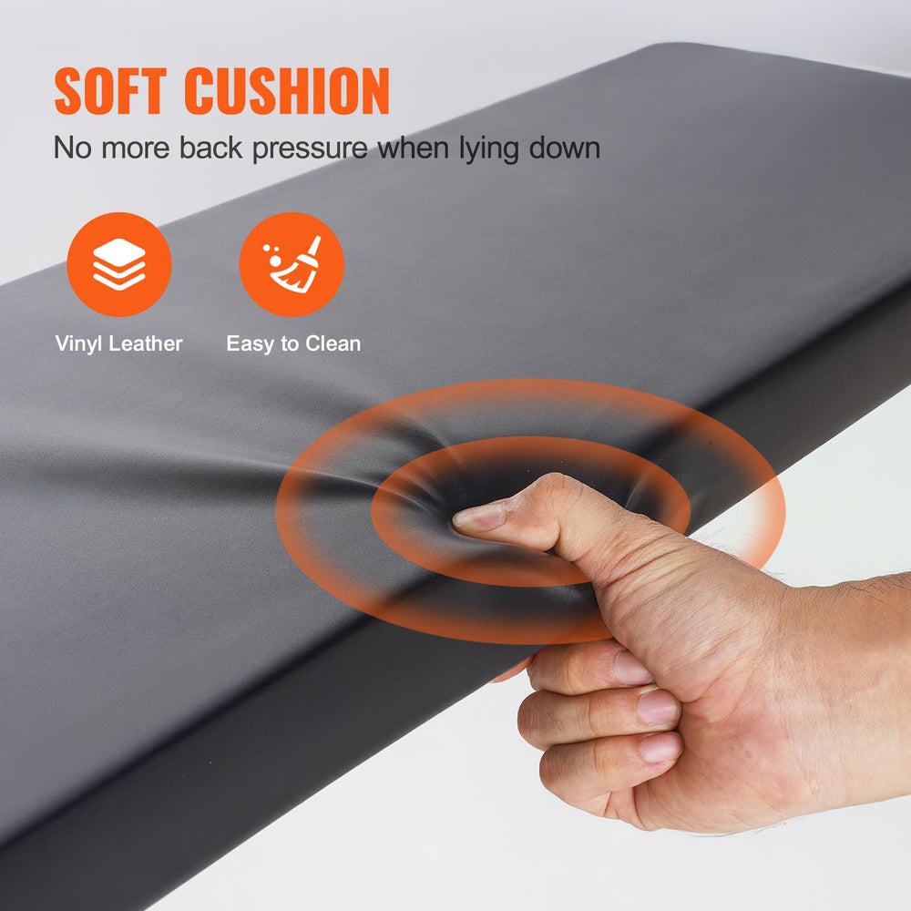 VEVOR 40-inch cushion provides comfortable back support