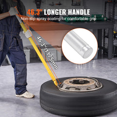 VEVOR 46-3 inch ergonomic handle reduces bending and arm fatigue during use
