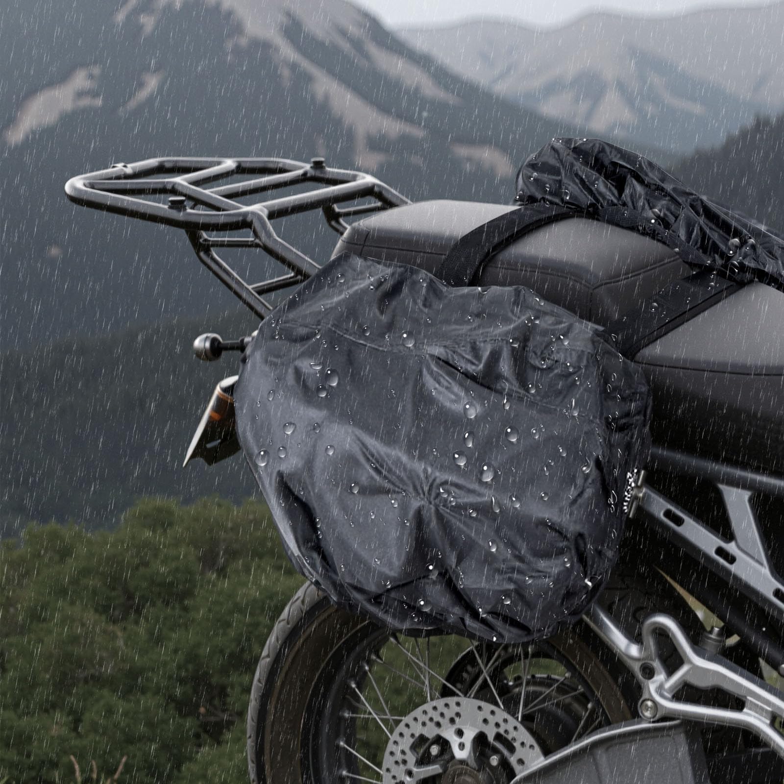VEVOR adjustable hook-and-loop strap links the two bags securely