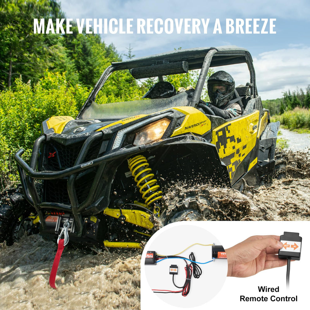 VEVOR ATV winch planetary gear system for durable gearing