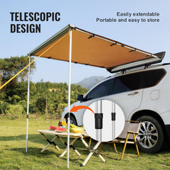 VEVOR awning fabric close up showing waterproofing and UV protection