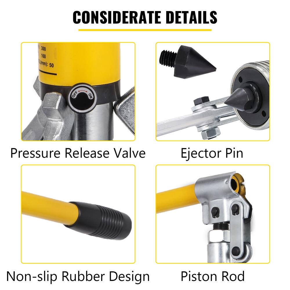 VEVOR axis travel of 2 inches enables precise pull alignment.