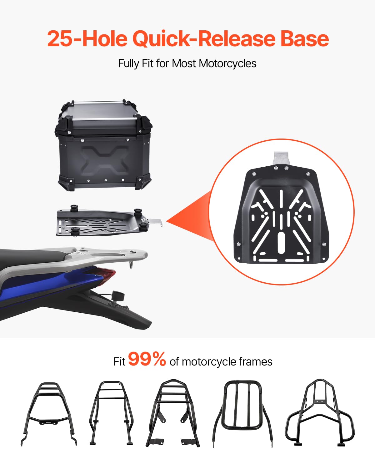 VEVOR back cushion delivers lumbar support for rider and passenger