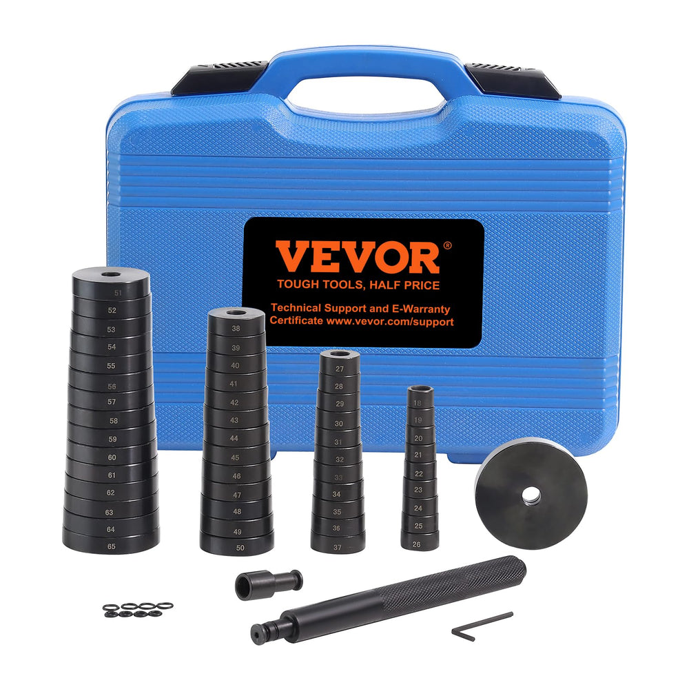 VEVOR bushing-bearing-seal driver discs 18–65 mm for precise sizing and easy installation