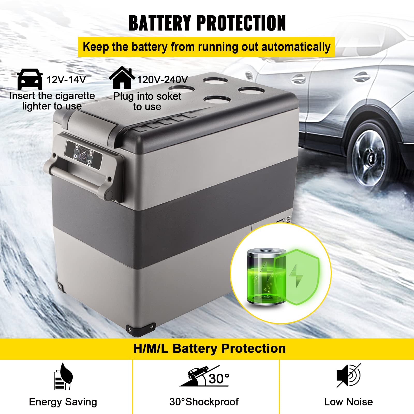 VEVOR CF55 battery protection indicator helps protect your vehicle power.