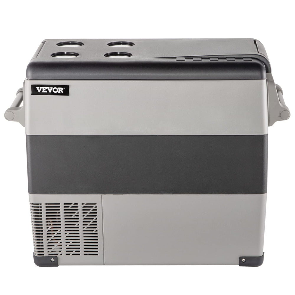 VEVOR CF55 spacious 58 Qt capacity holds cans, bottles, and more.