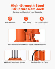 VEVOR clevis base engine crane attachment fits various cranes