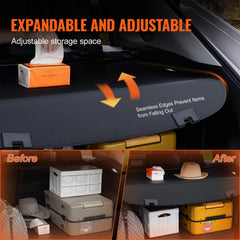 VEVOR CX-5 cargo cover retracts to expand or seal cargo space