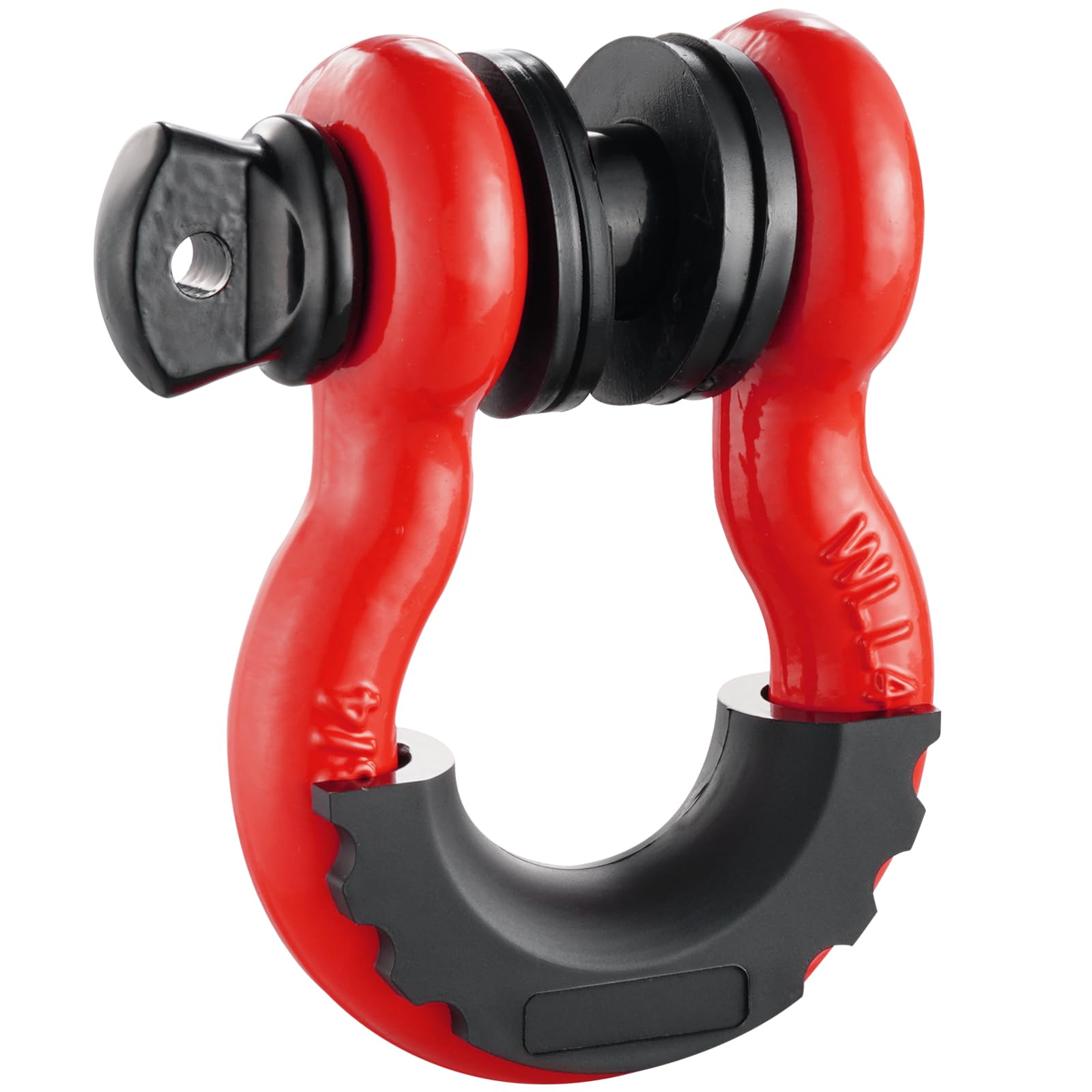 VEVOR red D-ring shackle stored in protective packaging