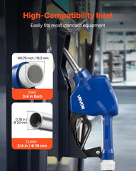 VEVOR DEF nozzle auto shut-off prevents spills