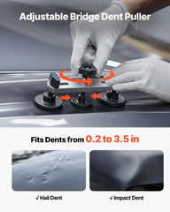 VEVOR rubber hammer tapping metal without damaging finish