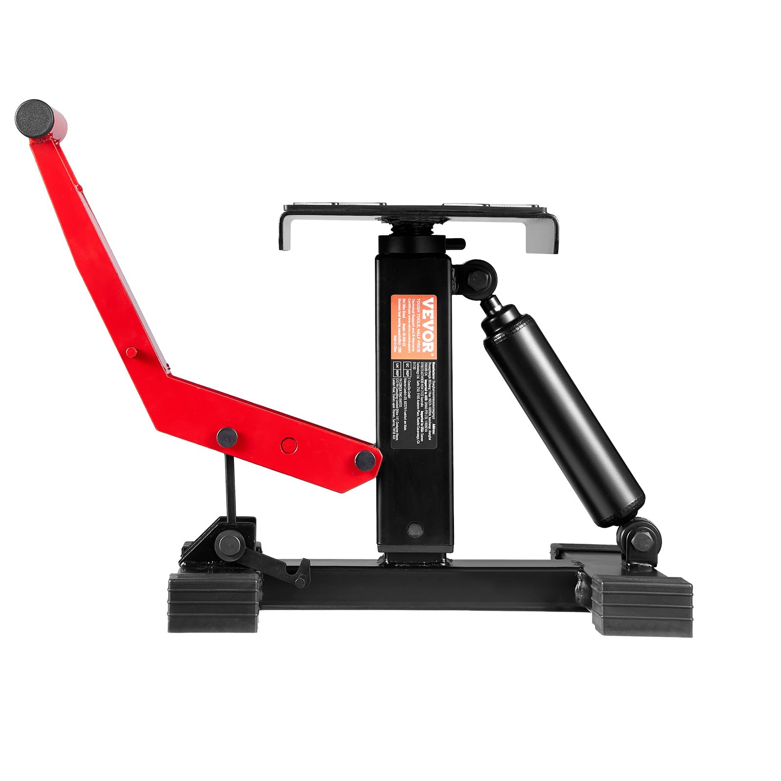 VEVOR dirt bike stand ready for professional-grade repairs at home.