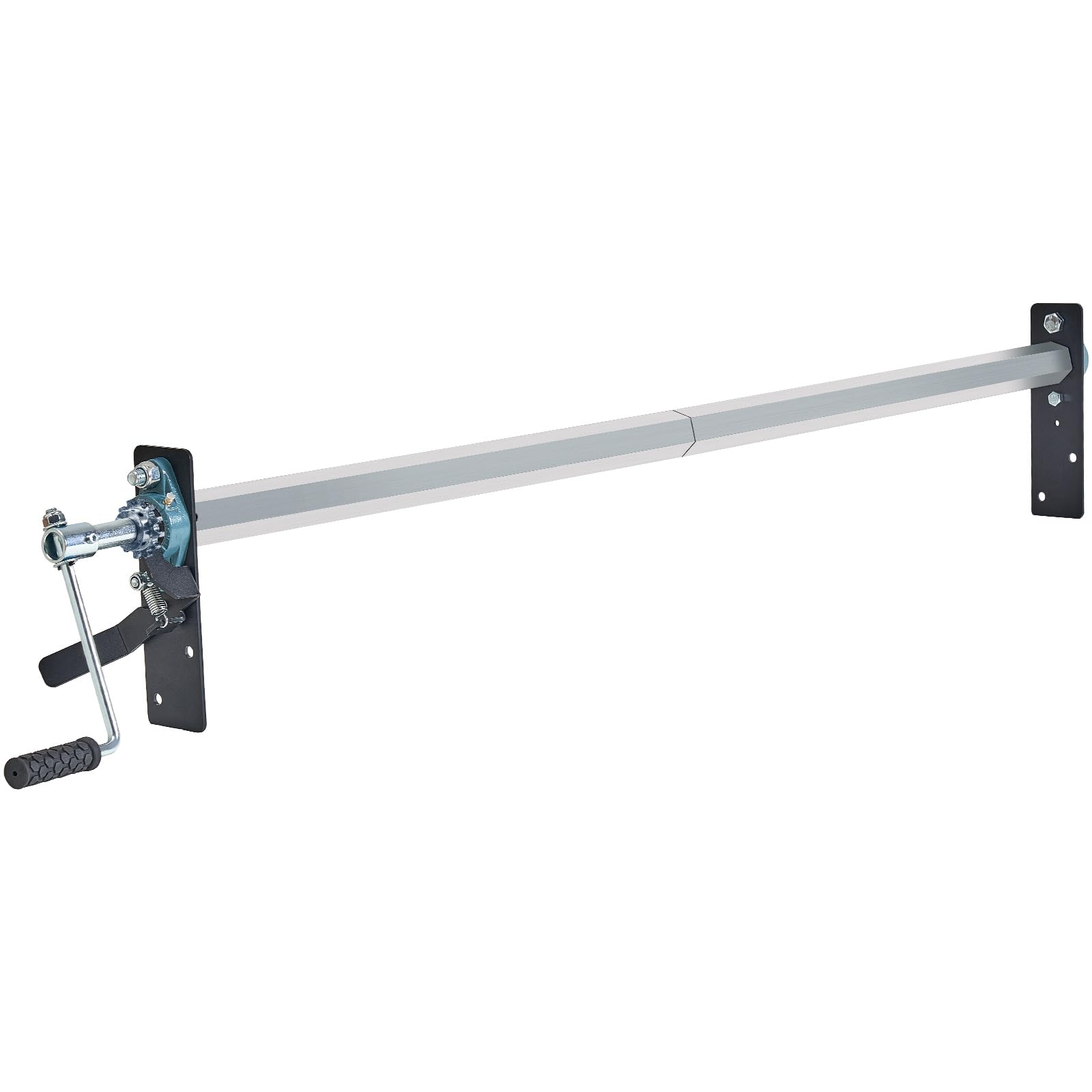 VEVOR durable tarp roller packaging and hardware included for quick setup.
