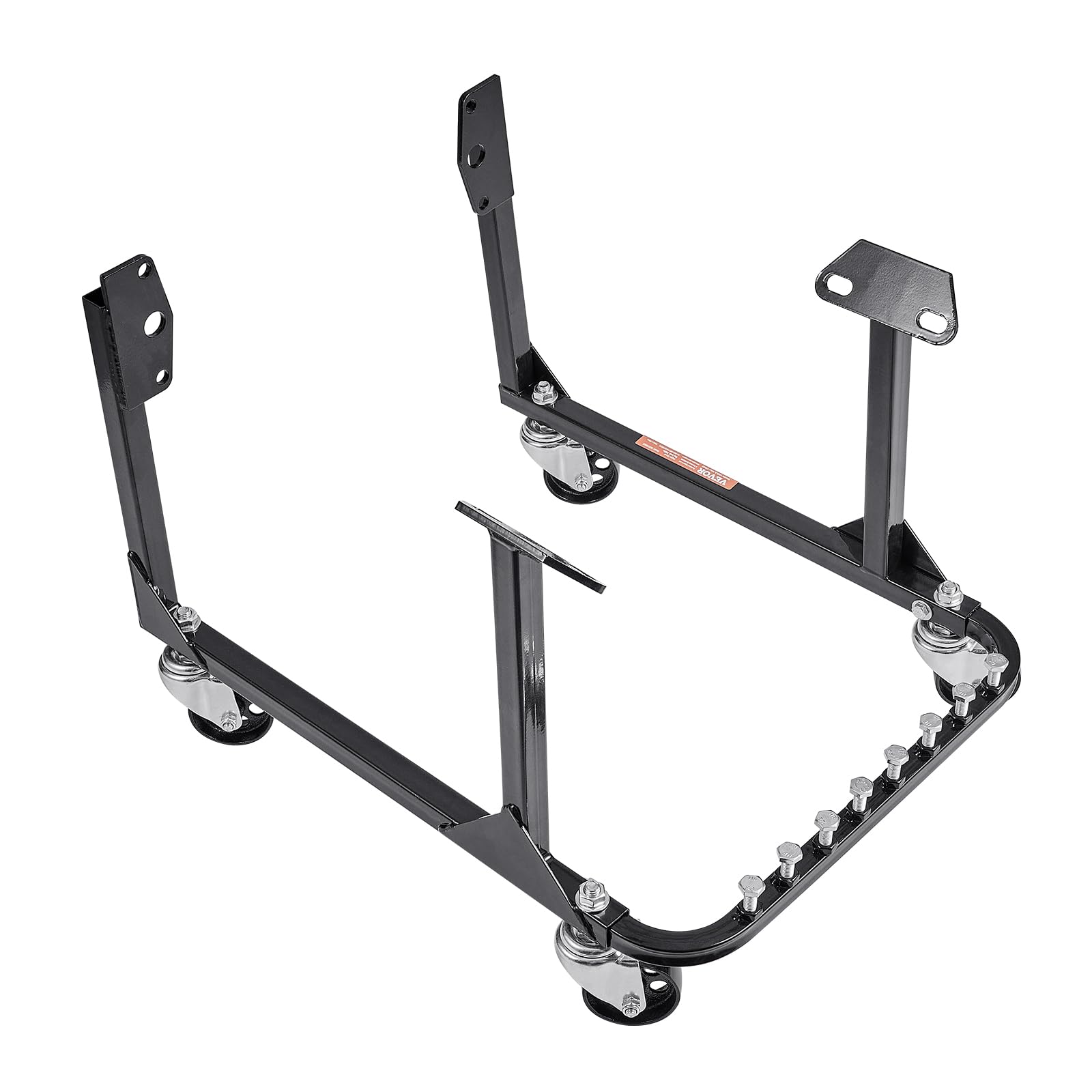VEVOR Engine Stand four hook positions hold accessories within reach.