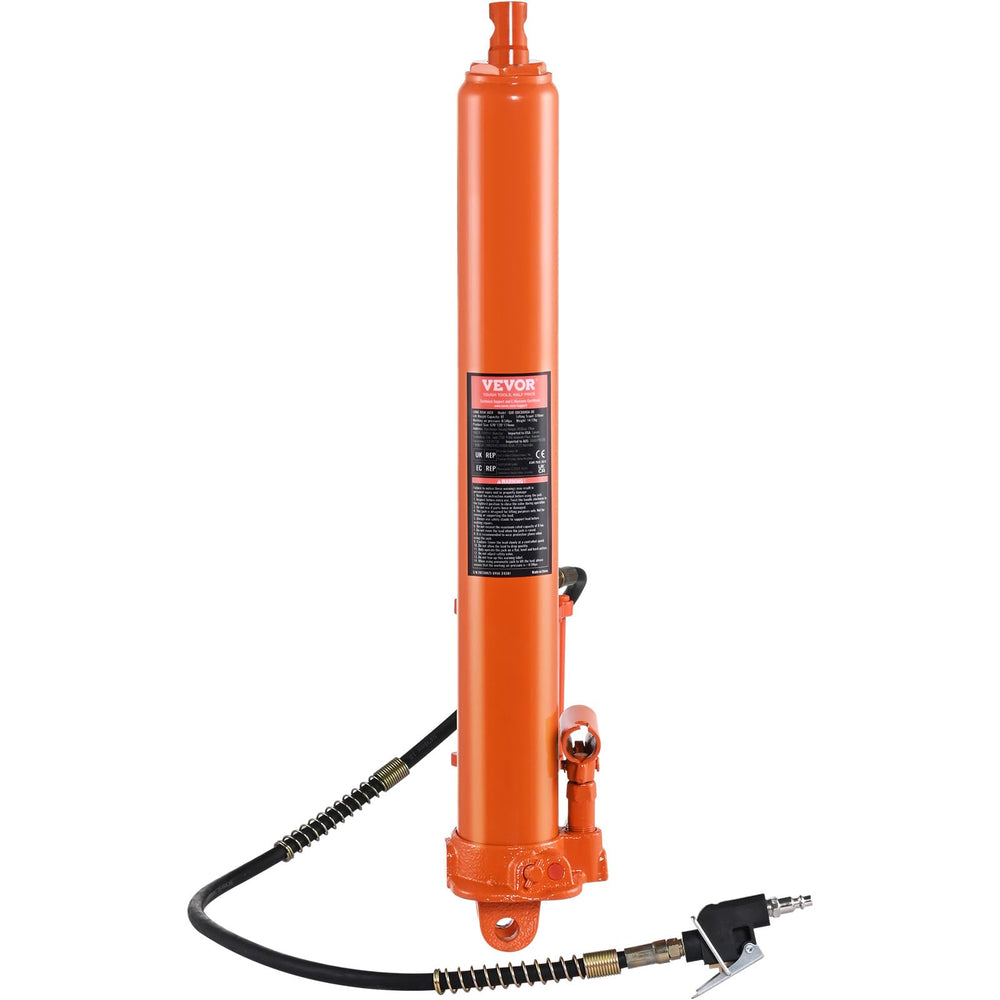 VEVOR dual-piston pump with rubber handle for comfortable operation