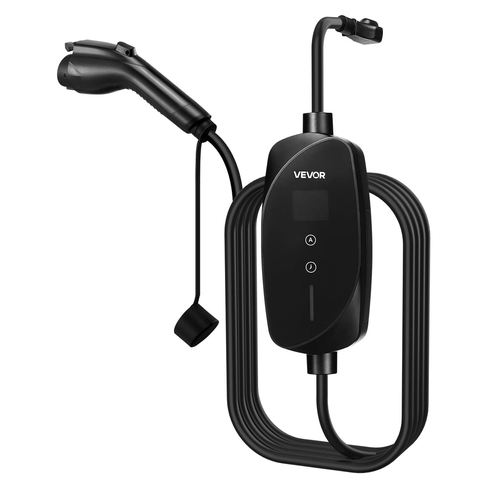 VEVOR 25 ft cable reaches across driveways for convenient charging.
