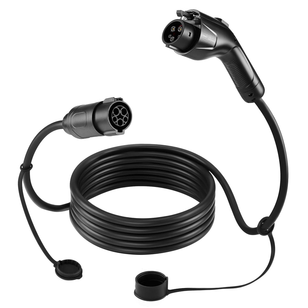 VEVOR EV extension cable durable copper TPE construction for long-lasting use