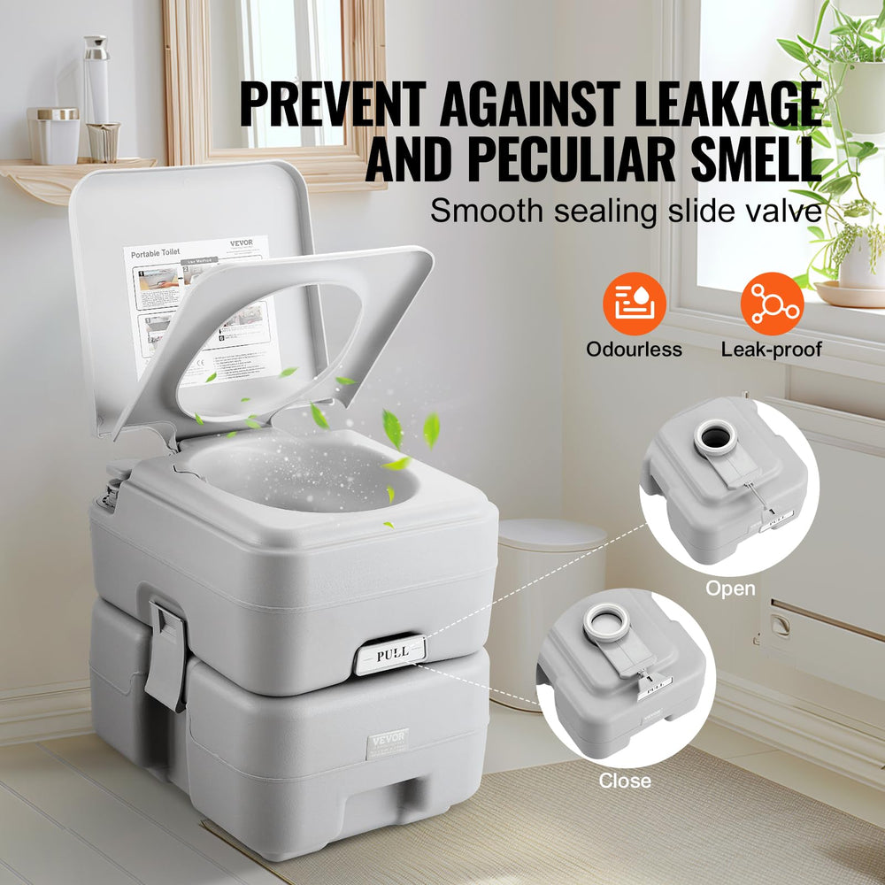 VEVOR 3.2 gal flush tank enables efficient rinsing.